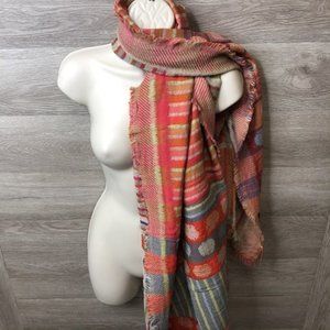 Moshi Womens One Size Polka Dot Wool Blend Scarf